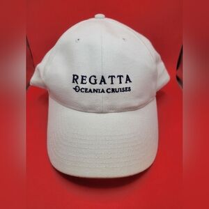 White Regatta Oceania Cruises Cap Vintage